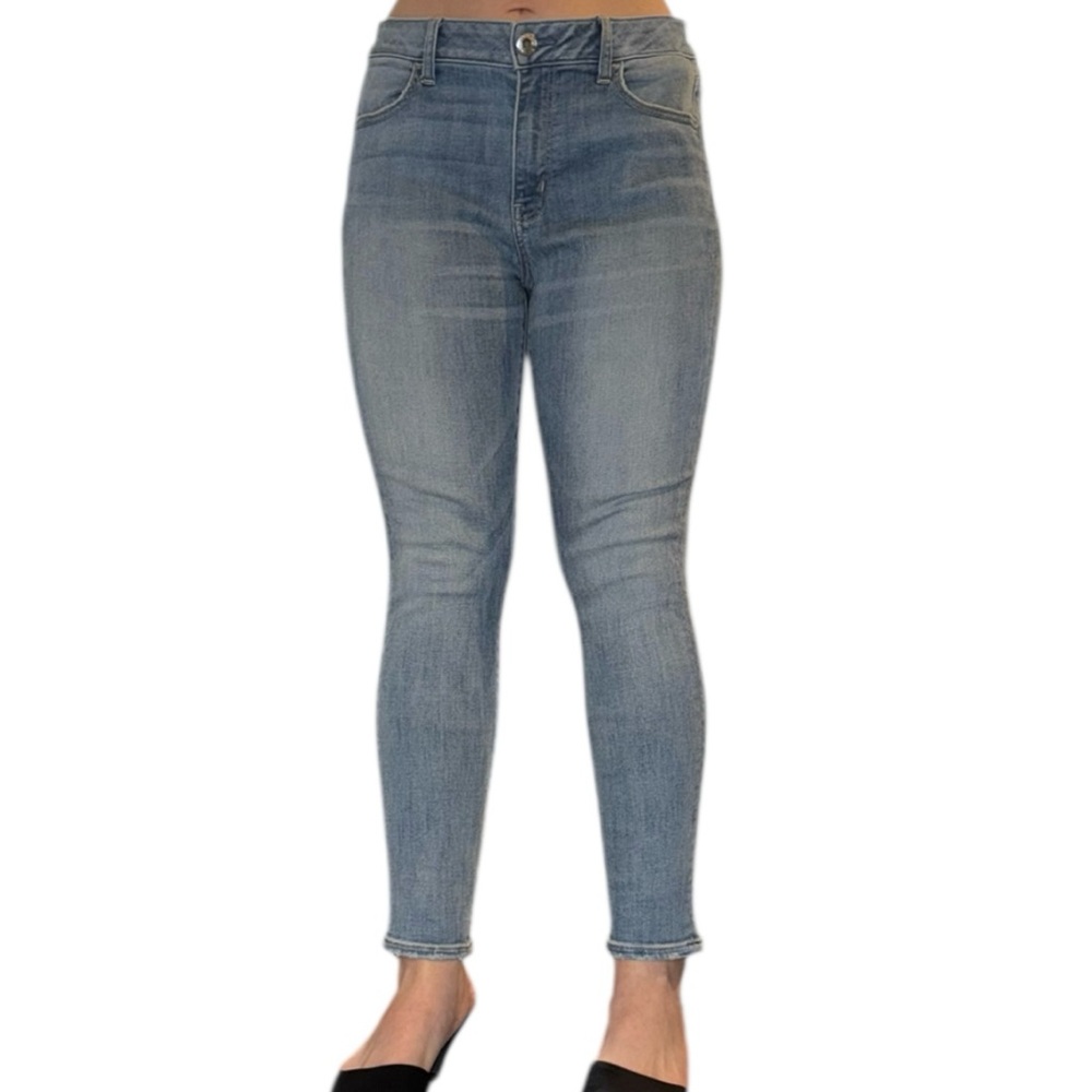 American Eagle Light Blue Super Super Stretch Ski… - image 1